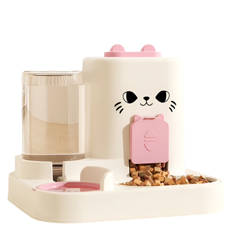 Automatic Cat Feeder & Water Dispenser Set
