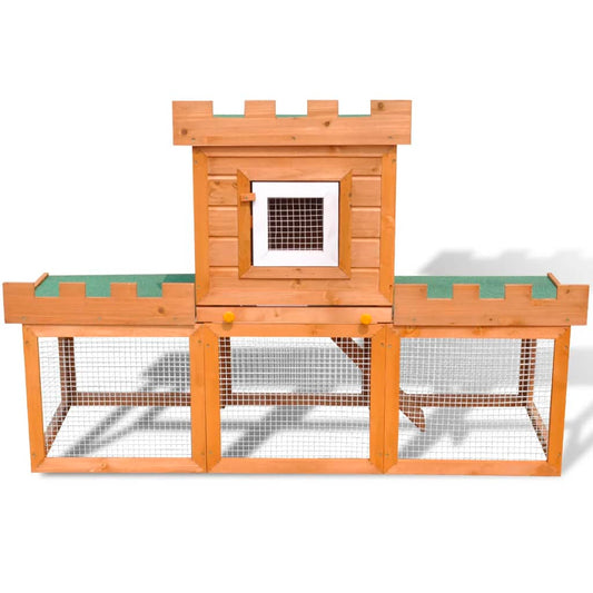 Outdoor Large Rabbit Hutch – Single House