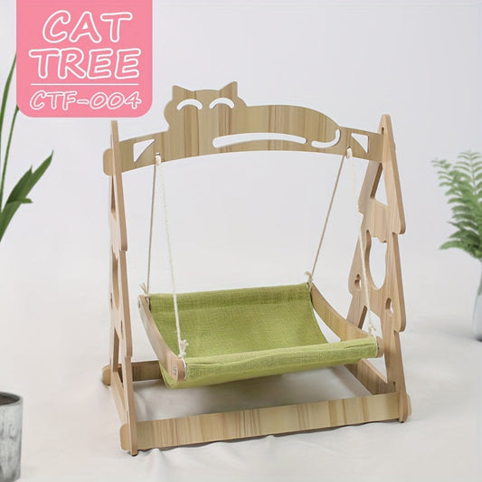 Cat Hammock Tree with Scratching Rope