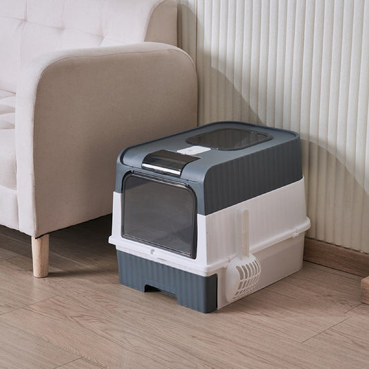 Extra Large Dual-Entry Cat Litter Box