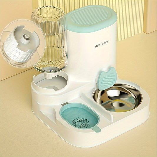 2-in-1 Automatic Cat Feeder & Water Dispenser