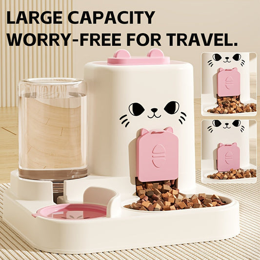 Automatic Cat Feeder & Water Dispenser Set