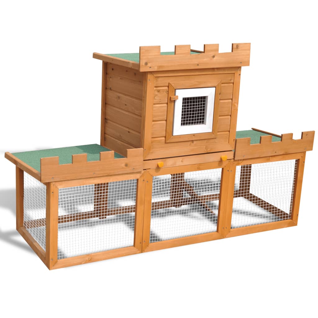 Outdoor Large Rabbit Hutch – Single House