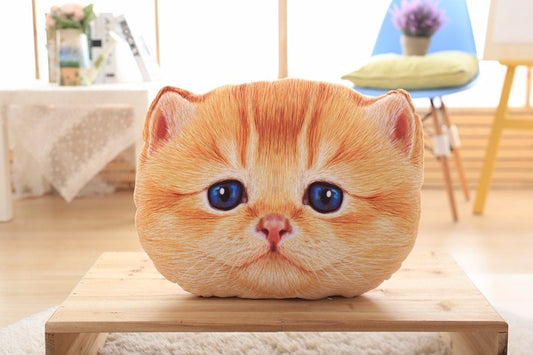 Cat-Shaped Car Cushion & Nap Pillow