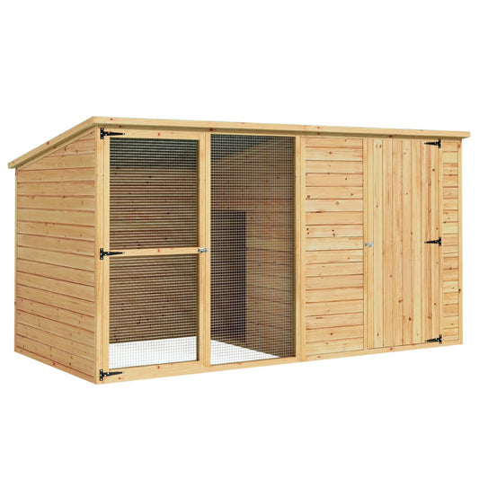 Extra Large Wooden Dog Kennel – 2.28 m