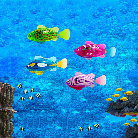 Electronic Swimming Fish Cat Toy