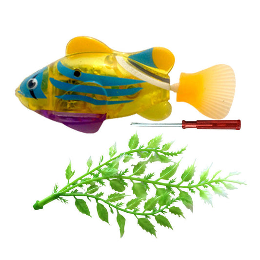 Electronic Swimming Fish Cat Toy